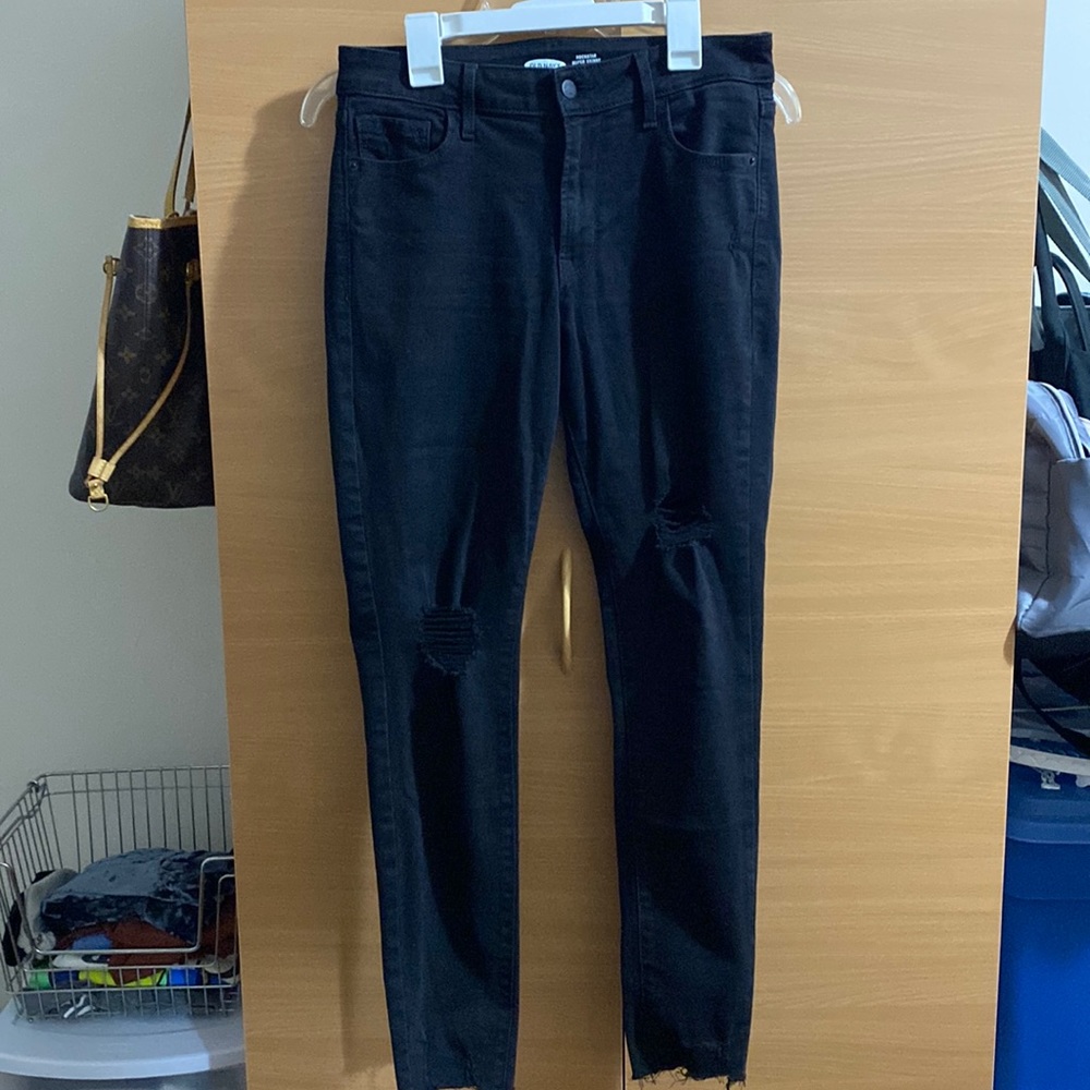 Black stretch jeans